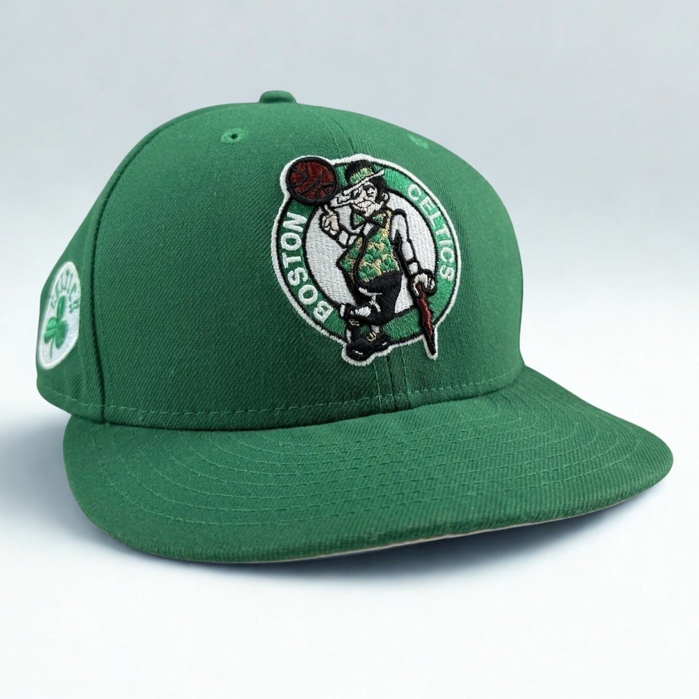 Boston Celtics Snapback Hat New Era 9FIFTY OSFM Kelly Green NBA Lucky Leprechaun
